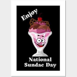 Enjoy National Sundae Day Posters and Art